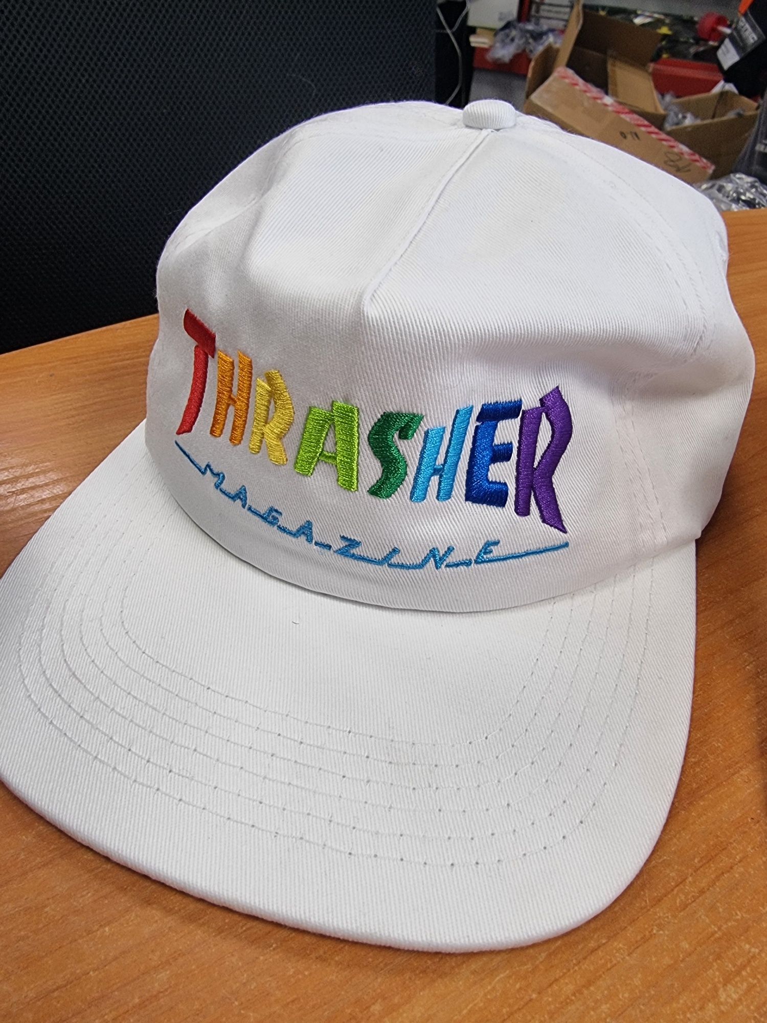 Thrasher Cap  Mag Logo Snapback Pink Floral шапка скейтборд
