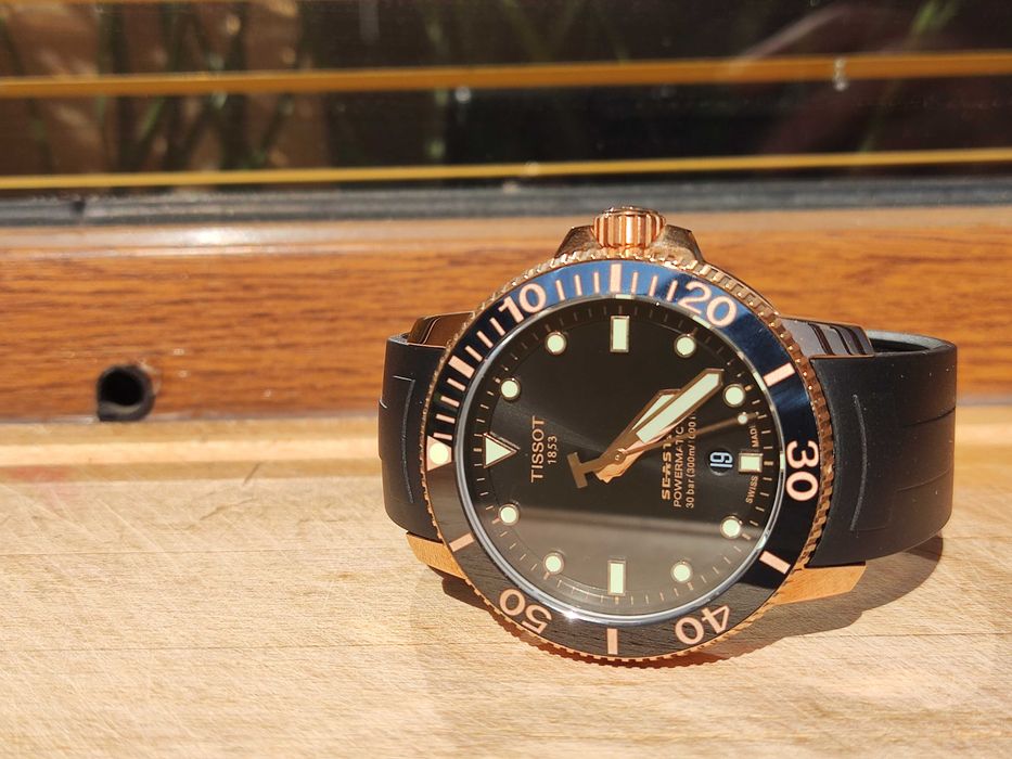 Tissot Seastar Powermatic 80 Special Gold Edition