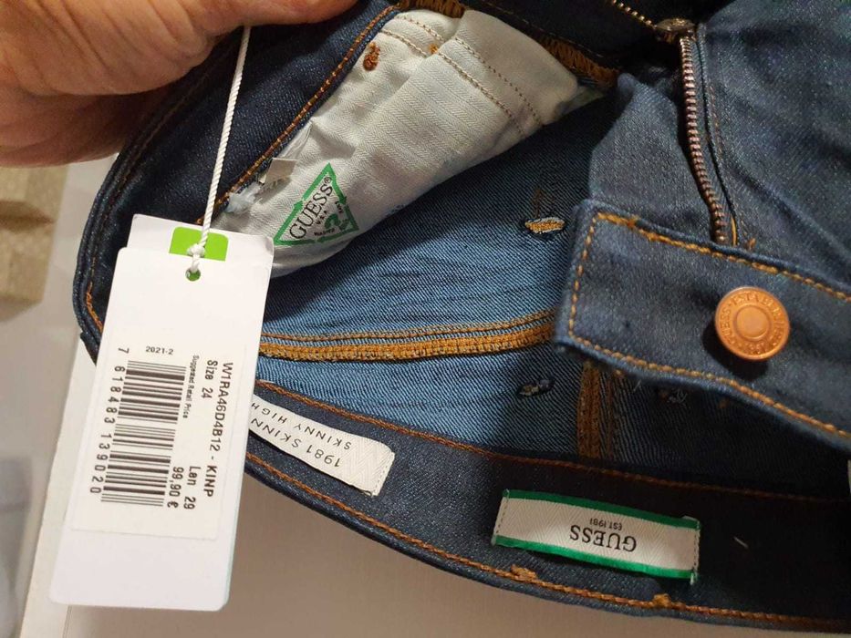 Blugi albastri dama Guess