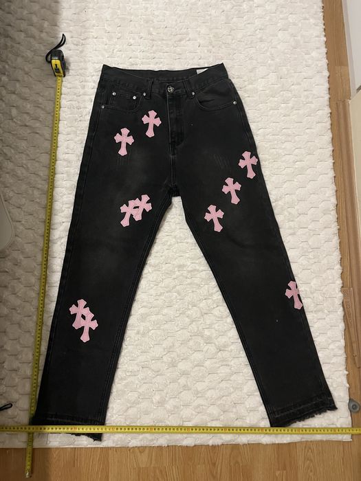 Blugi slim fit chrome hearts