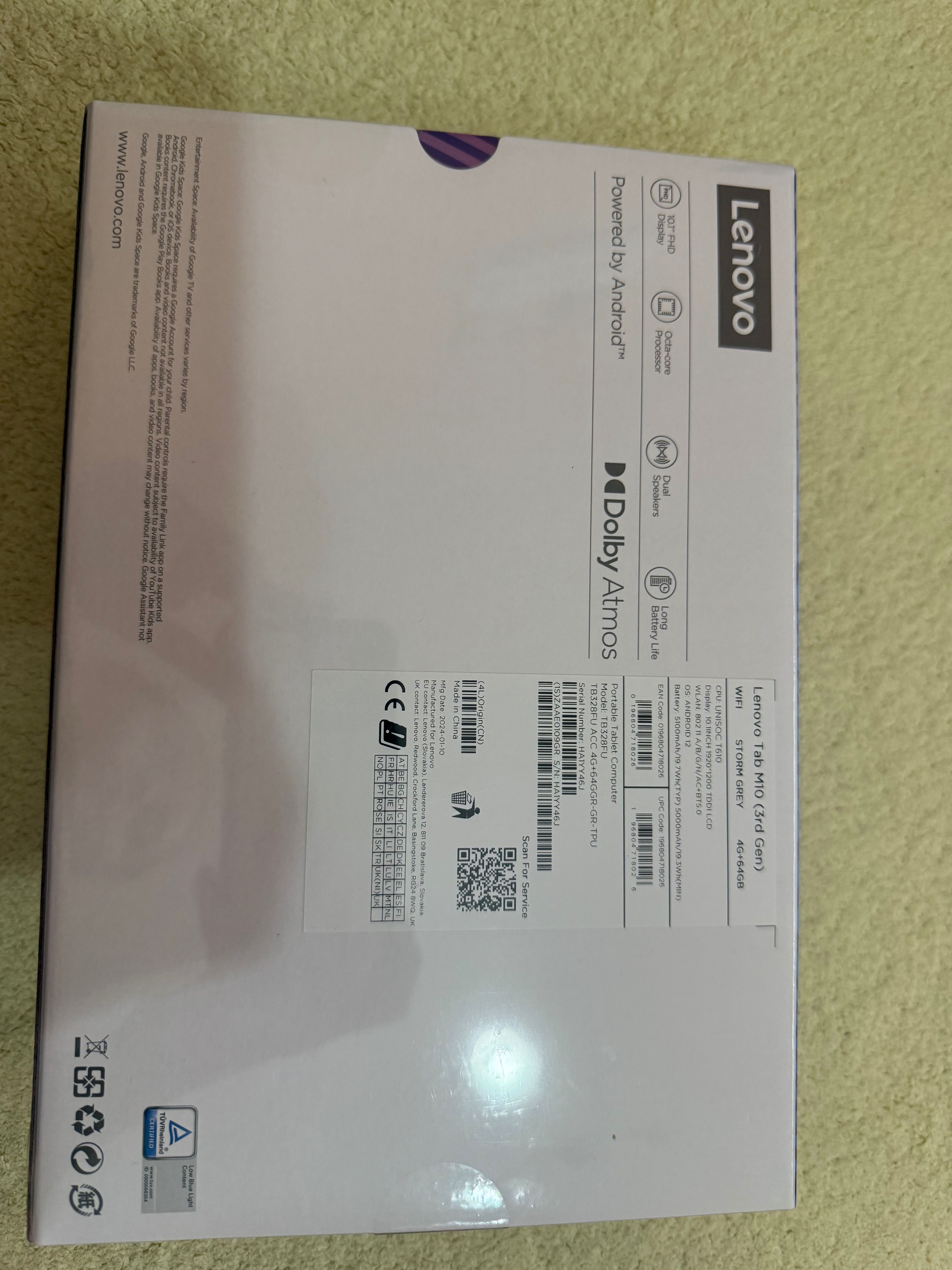 Таблет Lenovo Tab M10 3rd Gen
