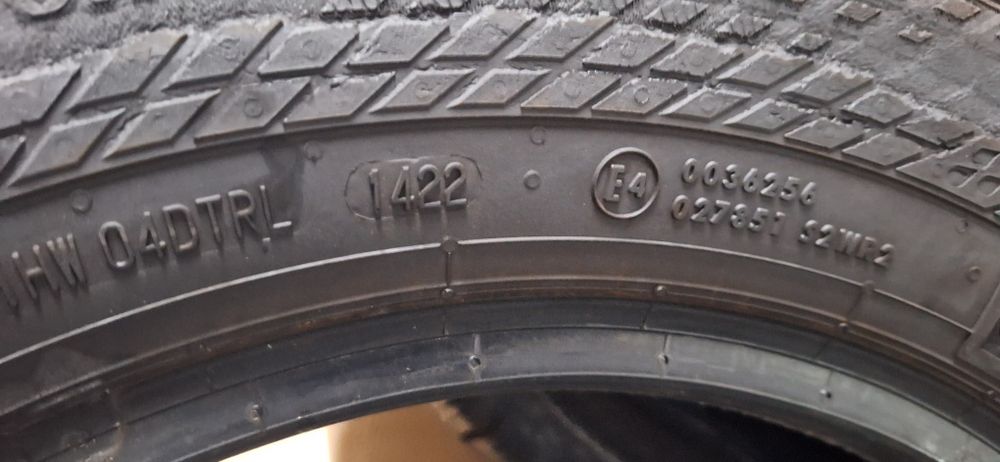 7.5мм! 215 66 16C Continental vancontact 4seasons