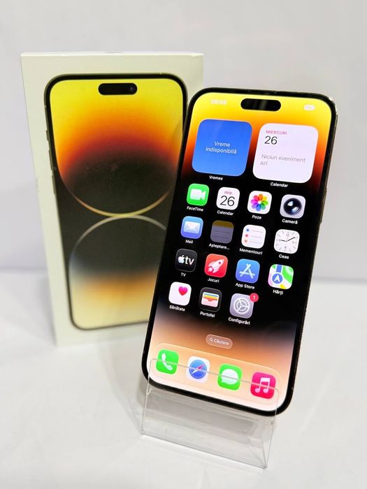 Telefon Apple iPhone 14 Pro Max 128 GB Gold, Cod 112807