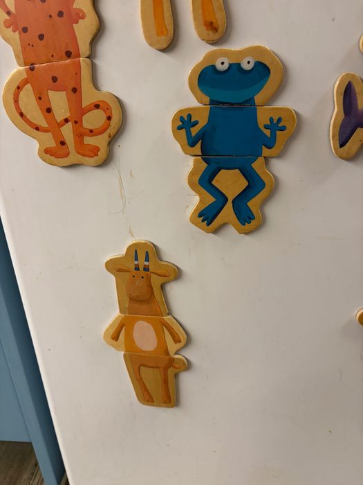 Детски дървени магнити Djeko ферма