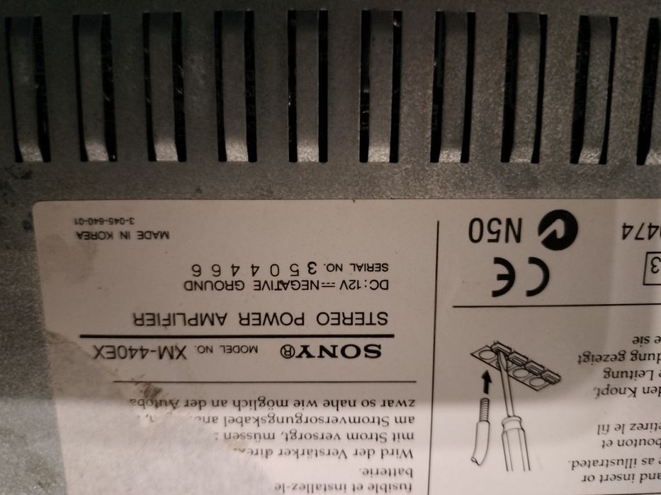 Amplificator Sony Xplod