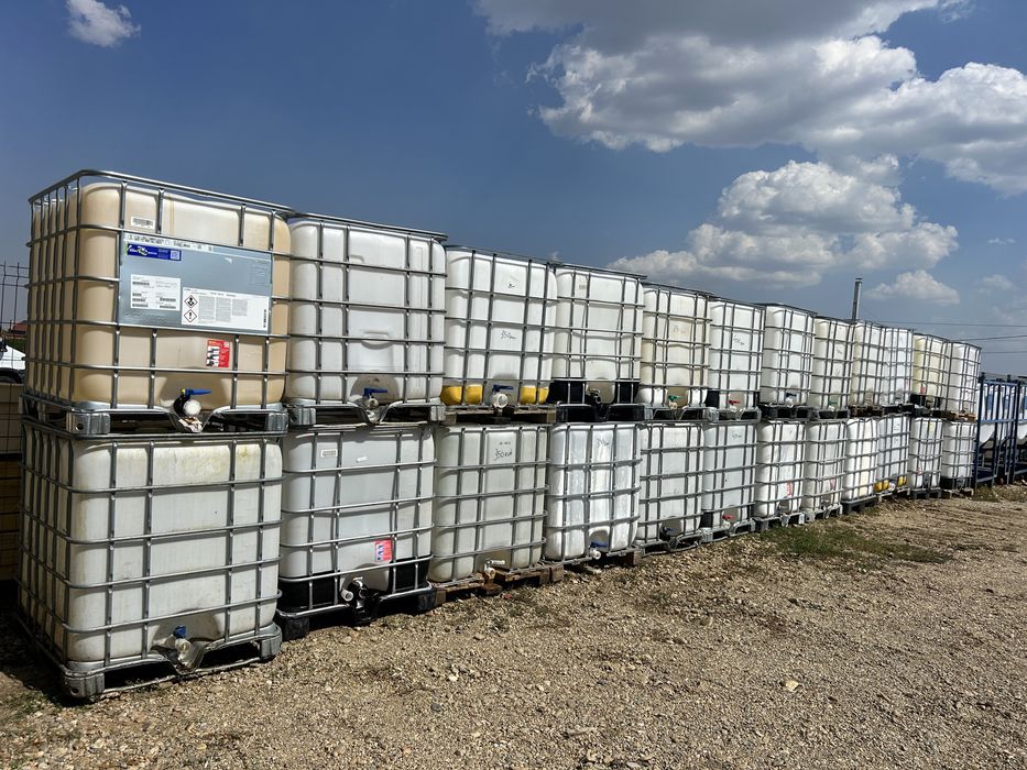 Rezervor ibc 1000 l pentru apa fosa septica , motorina,adblue