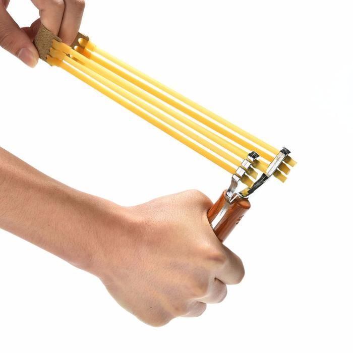 Praștie de vânătoare profesionala – ABS, aluminiu și latex