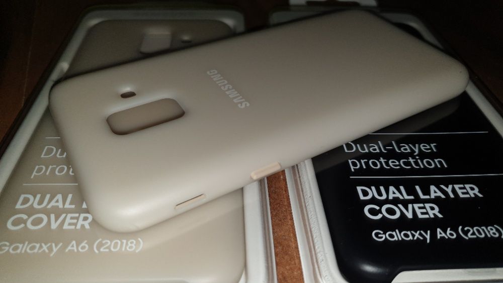 Husa antisoc originala Samsung Dual Layer Cover A6 2018 A600