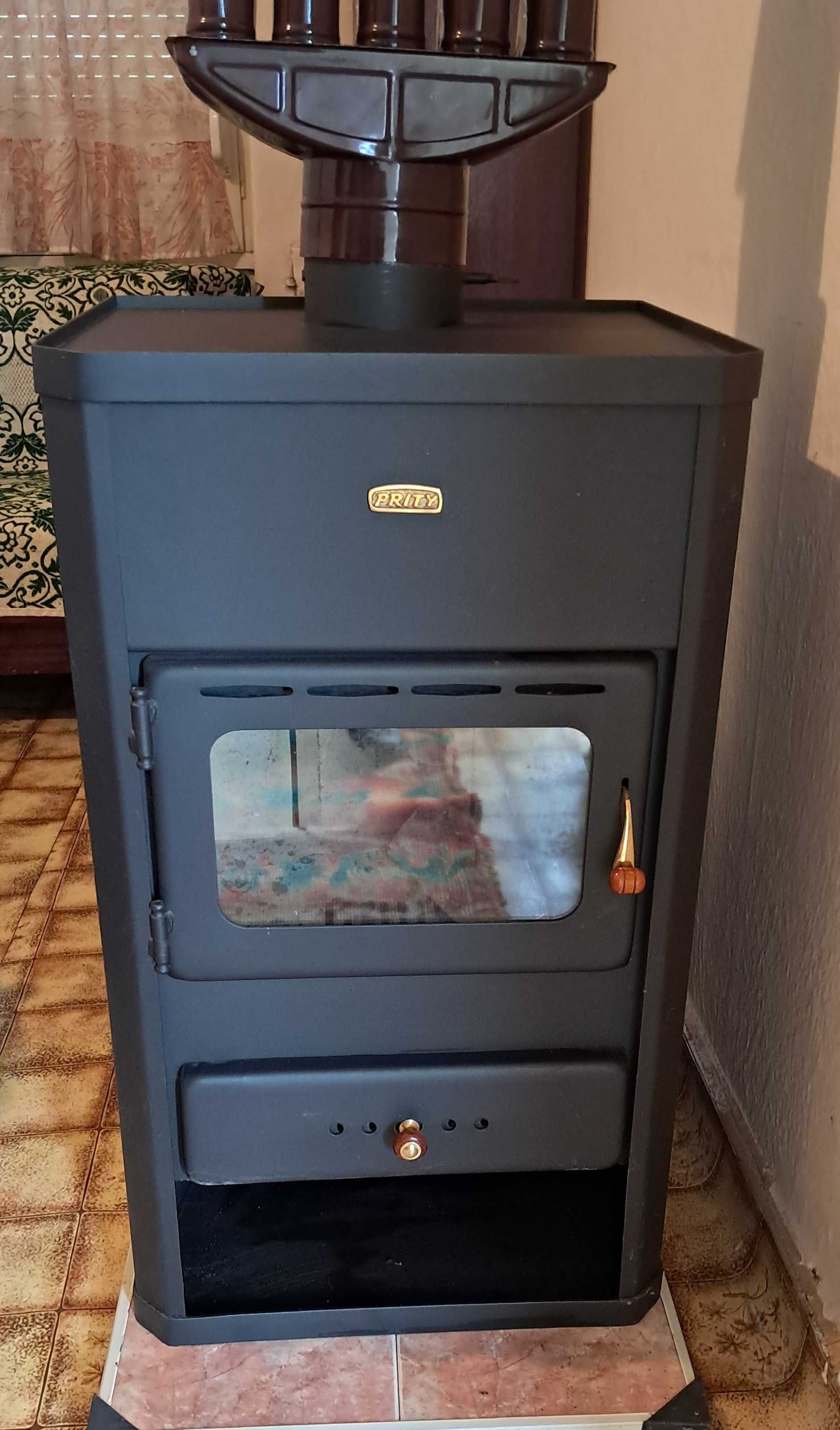 Нова камина на дърва Prity S1, 10.4 kW