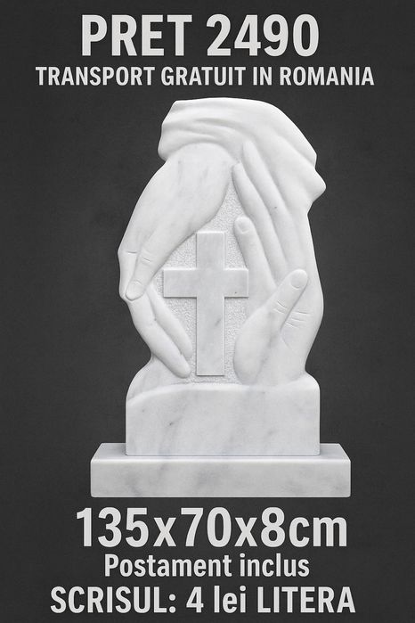 Monumente funerare, transport gratuit oriunde in Romania