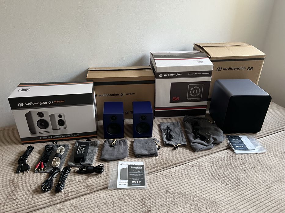 Boxe active Audioengine A2+ si Subwoofer Audioengine S6
