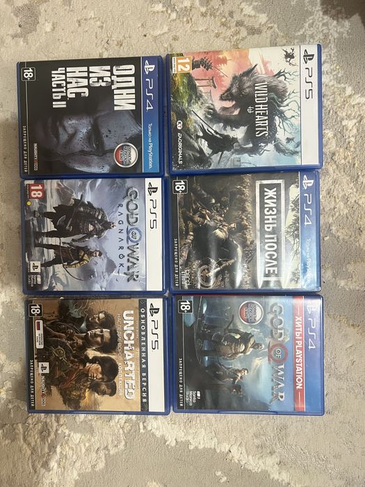 Продам диски PS5 и PS4