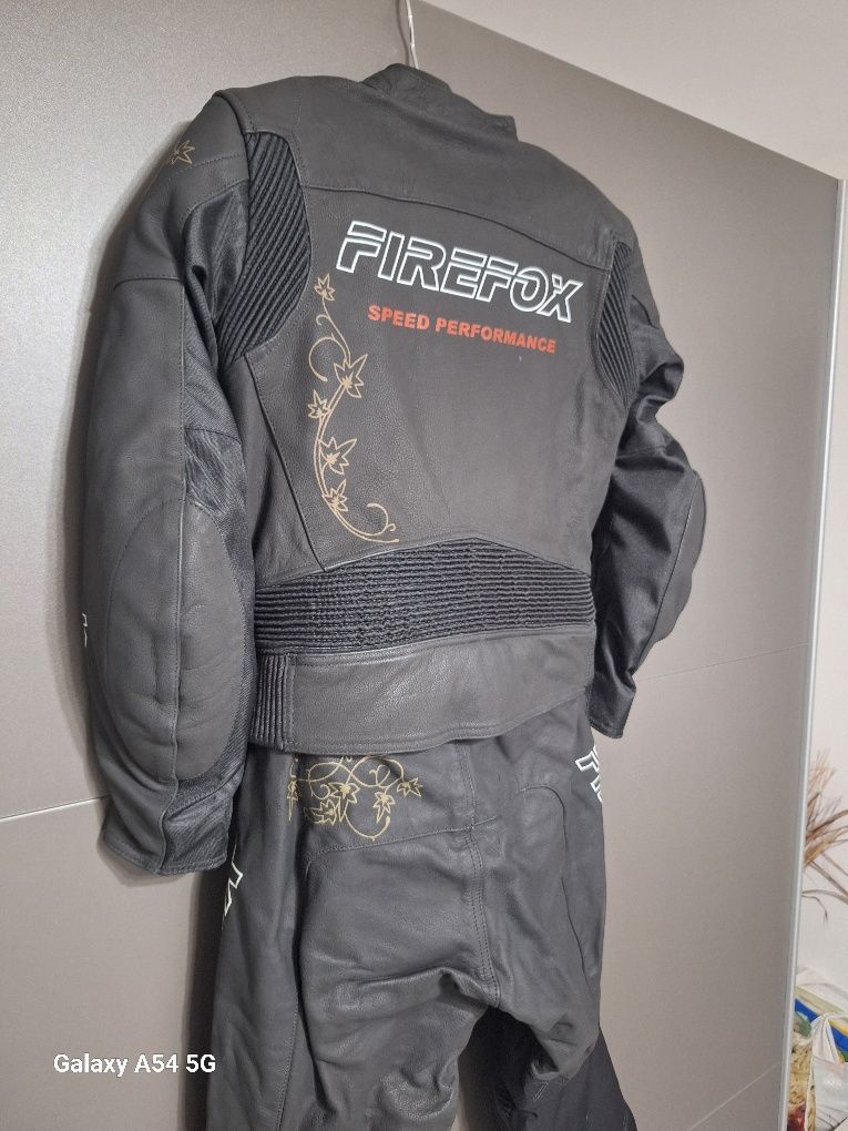 Costum moto dama/femei piele Firefox marime42