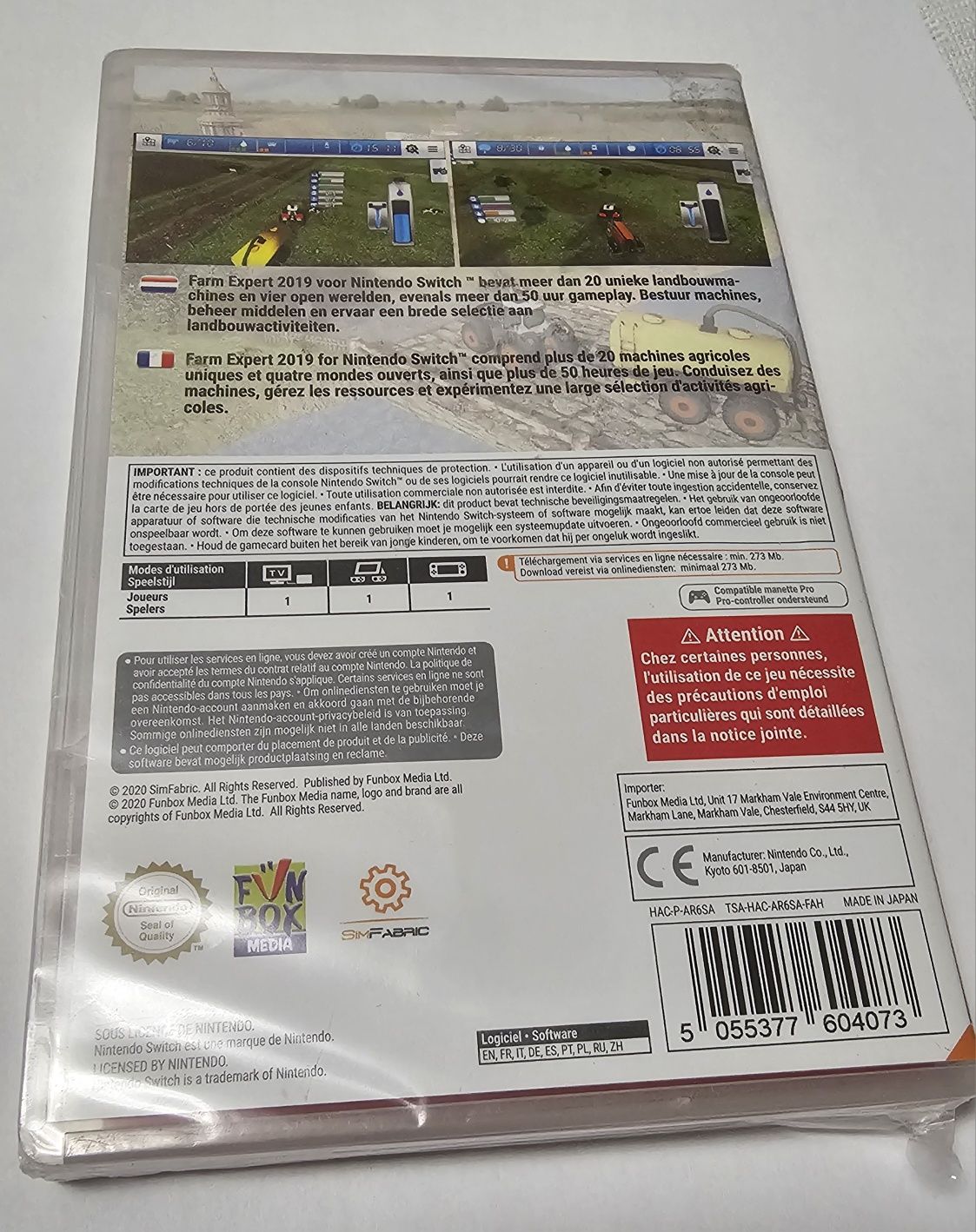 Игра Farm Expert 2019 (code In A Box) Nintendo Switch