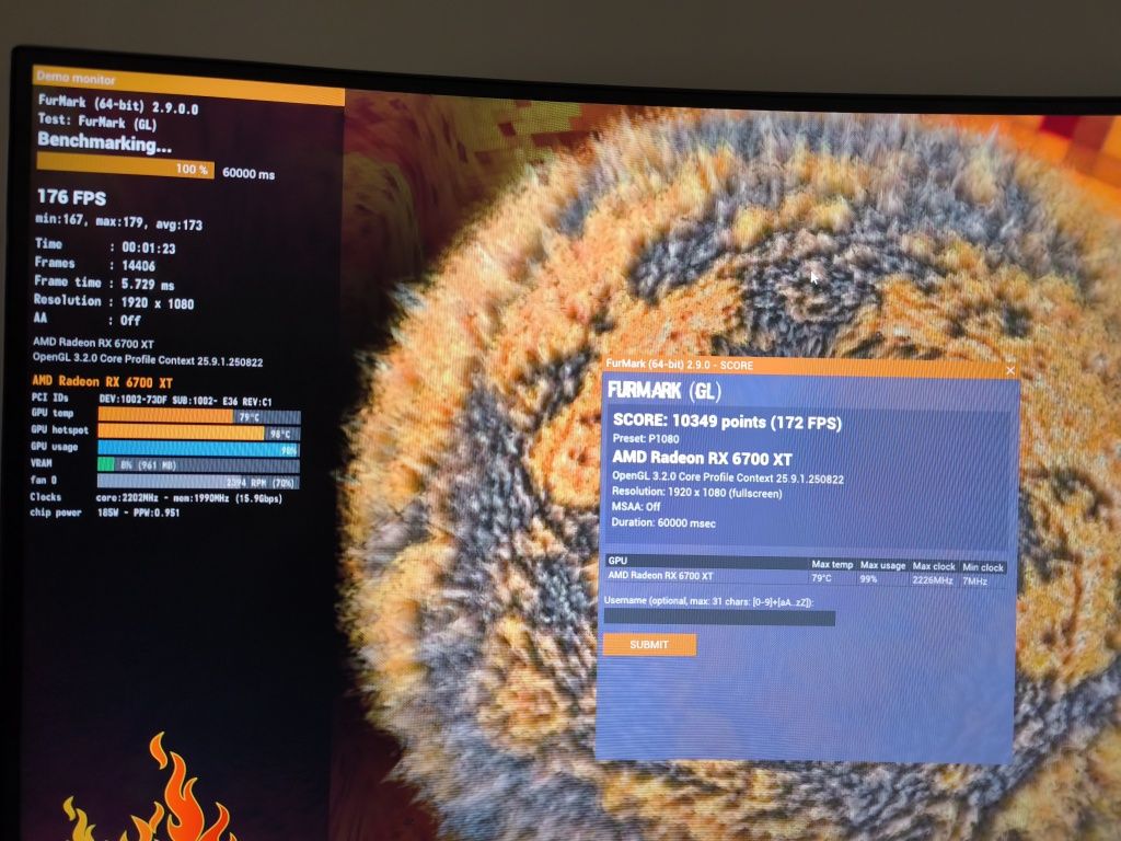 Видео карта RX6700xt 12 gb
