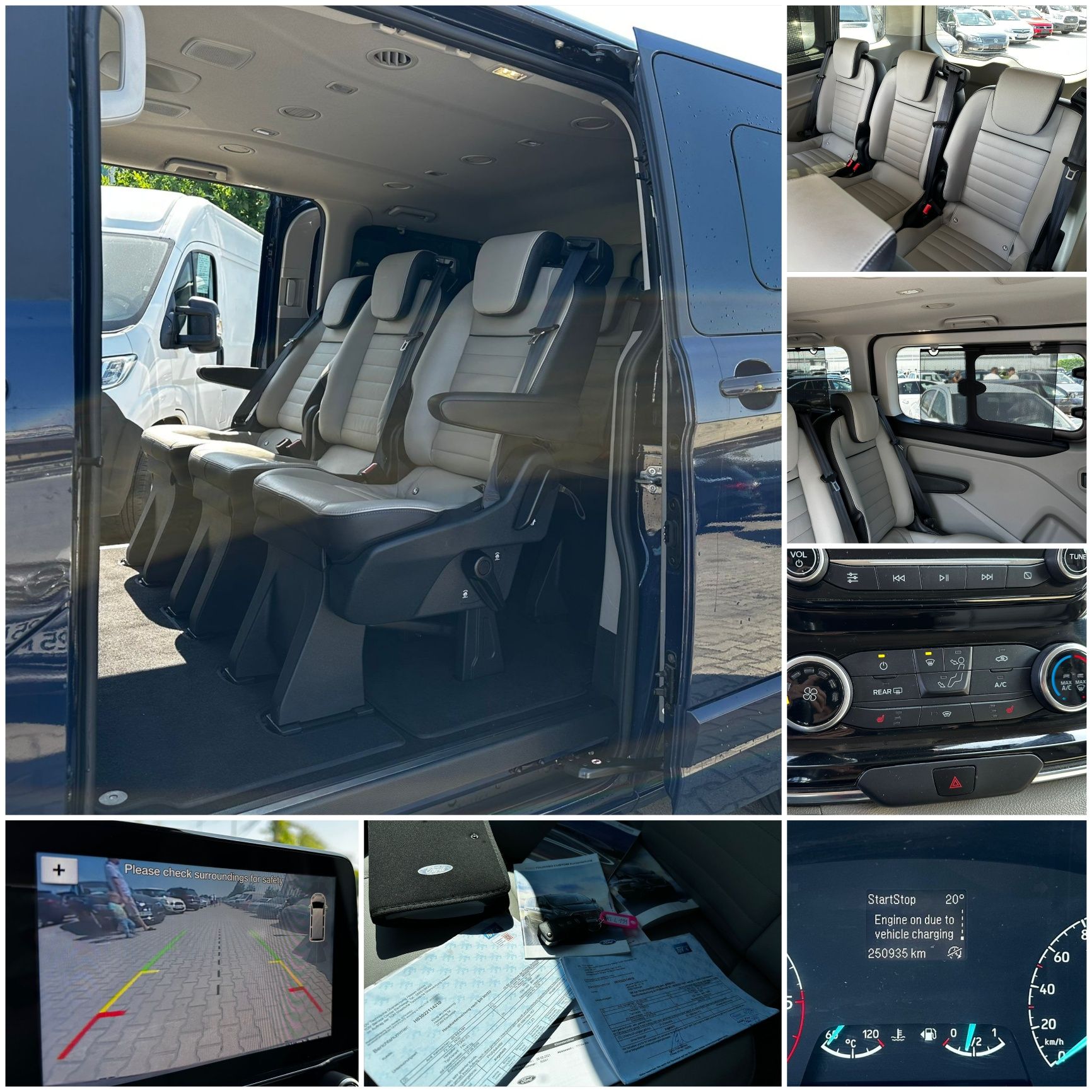 2018 Ford Tourneo Custom - 2.0D 170CP Euro 6 - Piele Crem * LED * Navi