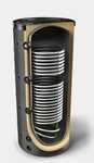 Puffer cu două serpentine de inox, 250-1500L. Tabla 3mm.