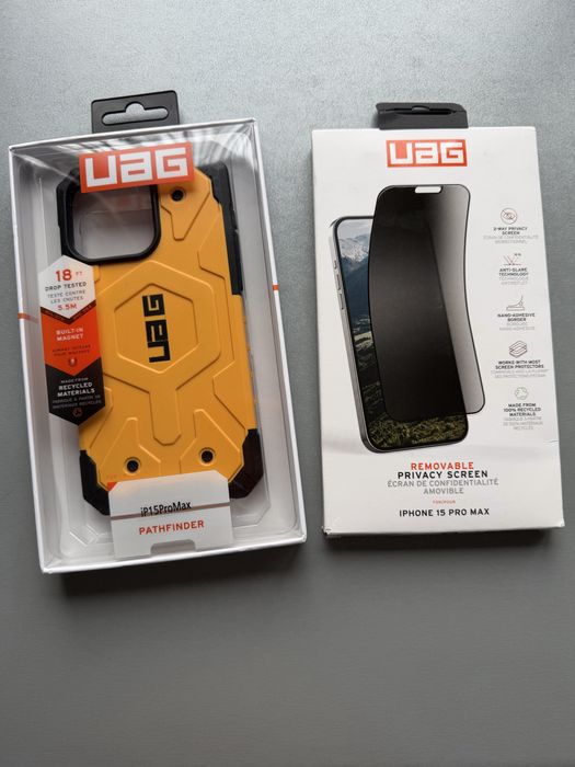 Huasa UAG si folie sticla refolosibila UAG