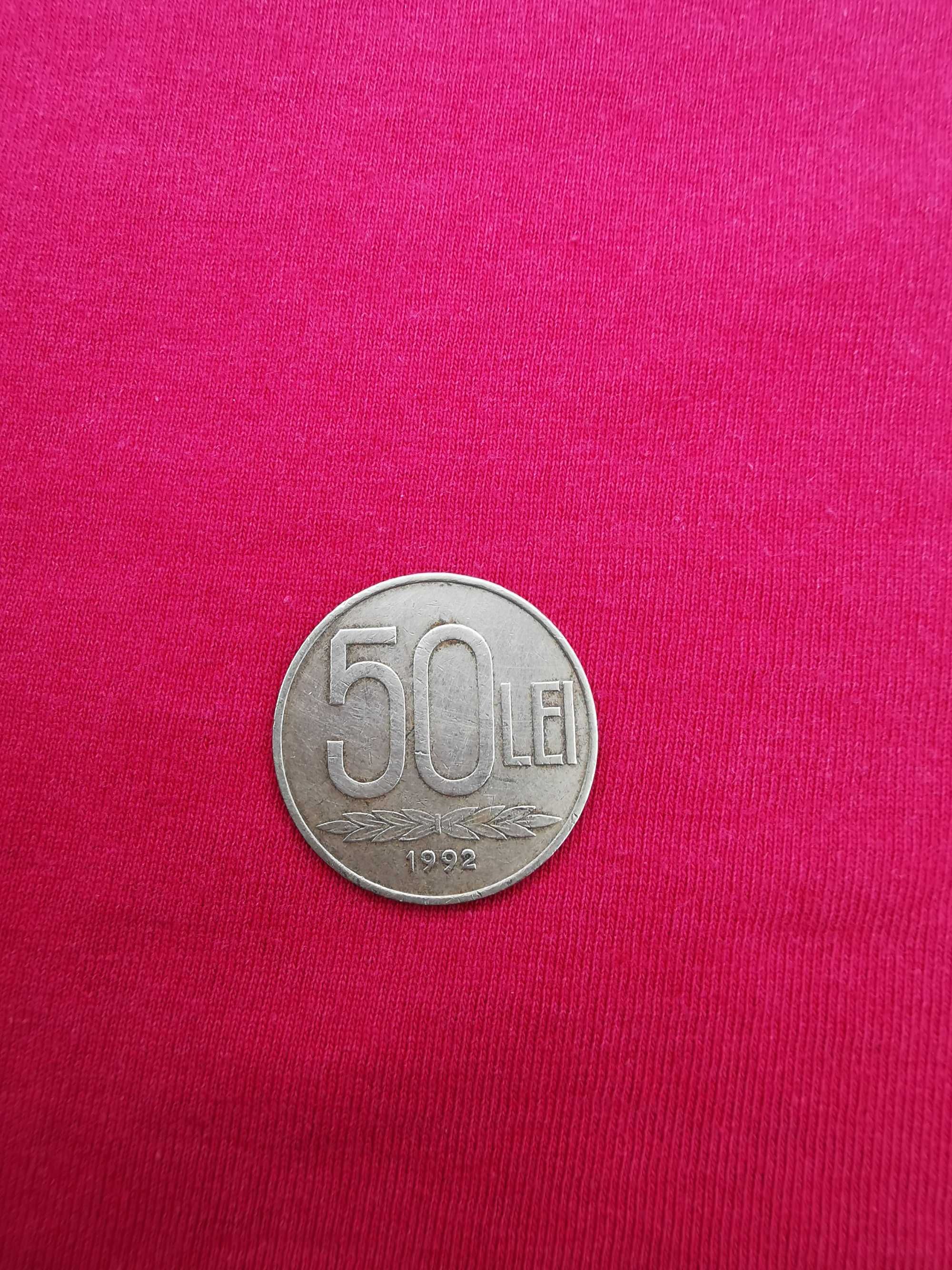 Moneda 50 lei an 1992