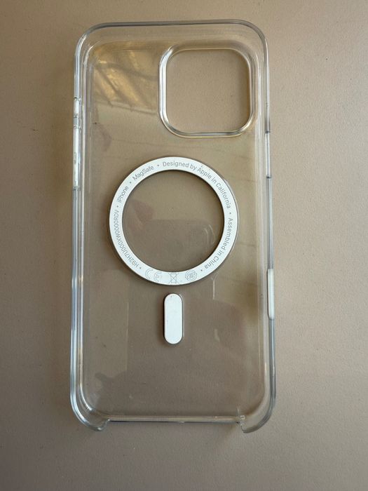 Husa originala Iphone 16 pro max Apple magsafe transparenta
