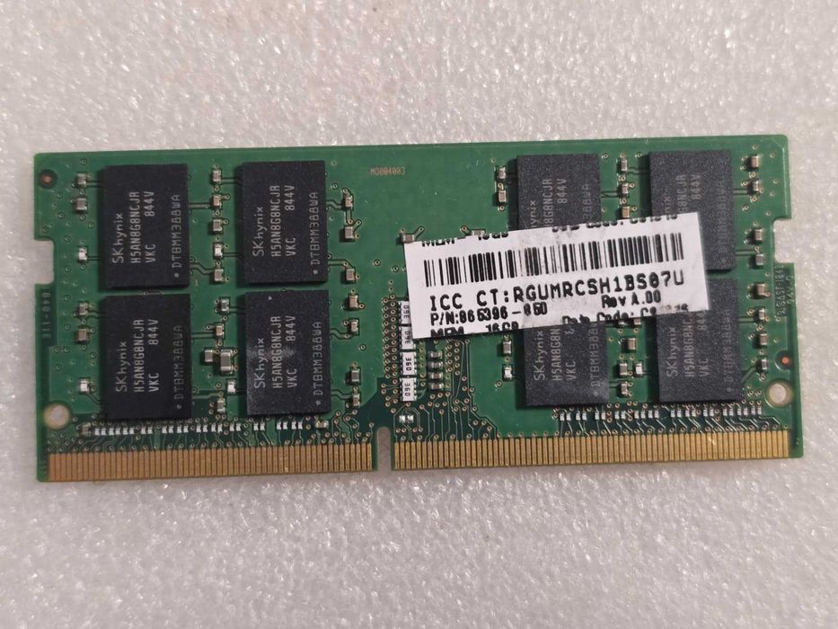 Memorie Laptop Hynix, 16GB DDR4, 2Rx8, PC4-2666V,CL19 HMA82GS6CJR8N-VK