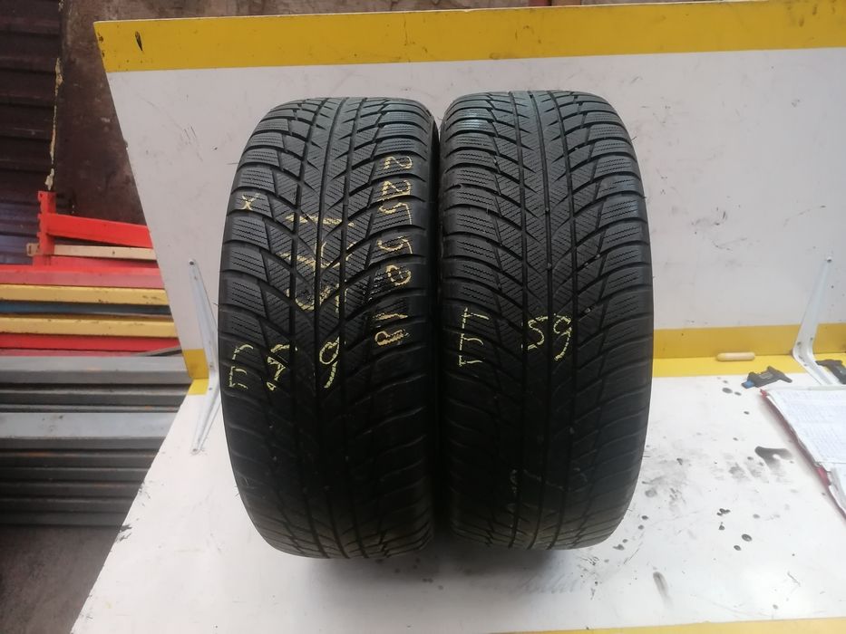 225/50/18 2*Bridgestone iarna dot 2818.   5,,95mm