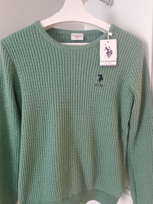 Дамски пуловер U.S. Polo Assn, размер M, чисто нов с етикет
