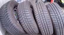 Set jante 5x100 15, anvelope 185 60 15 foarte bune 7-8mm, vw polo