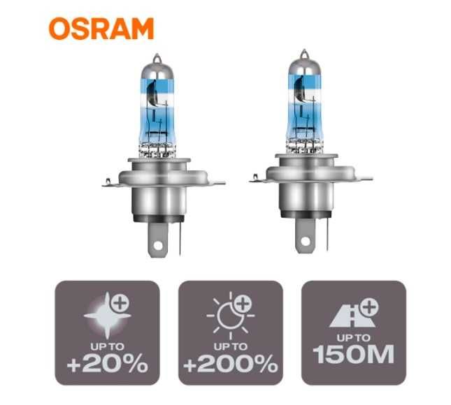 !НОВО! Халогенни крушки OSRAM NIGHT BREAKER 200 H4/H7