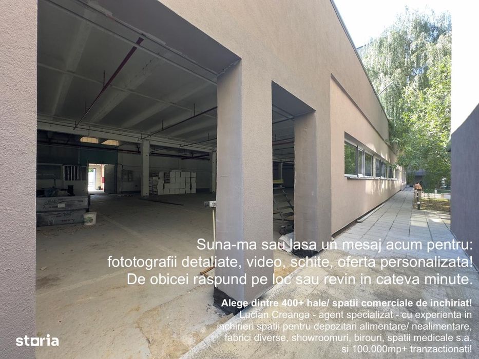 Spatii sport, restaurant, birorui, de la 400mp la 808mp, langa Petrom