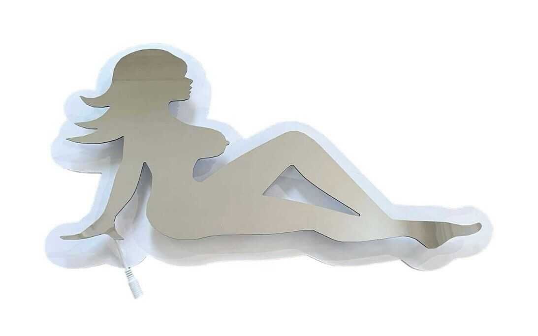 Уникална 3D интериорна LED ЛЕД табела WOMAN LADY ЖЕНА 55 х 30см