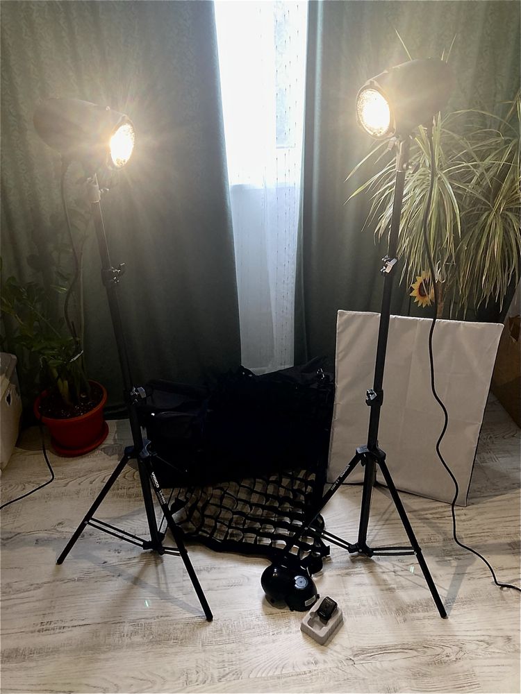 Комплект студийно осветление Visico VL200 plus