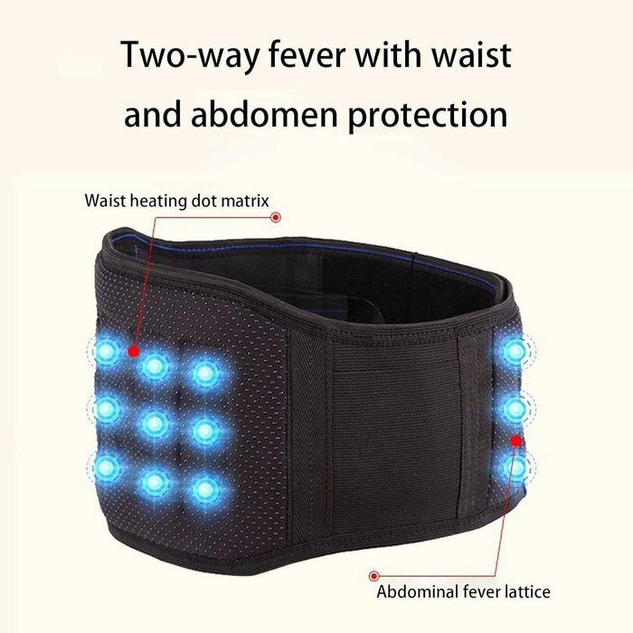 Centura lombara magnetica 24 magnet ajustabila marime XXL unisex 110cm