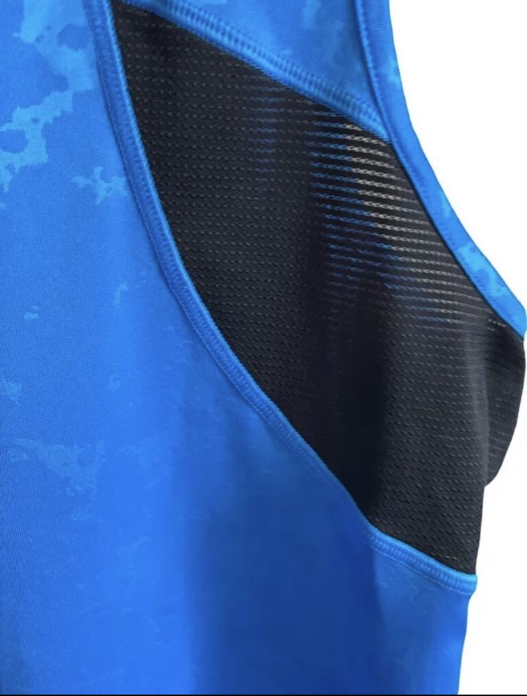 Under Armour Men's UA Coldblack Run Singlet Blue Син Потник