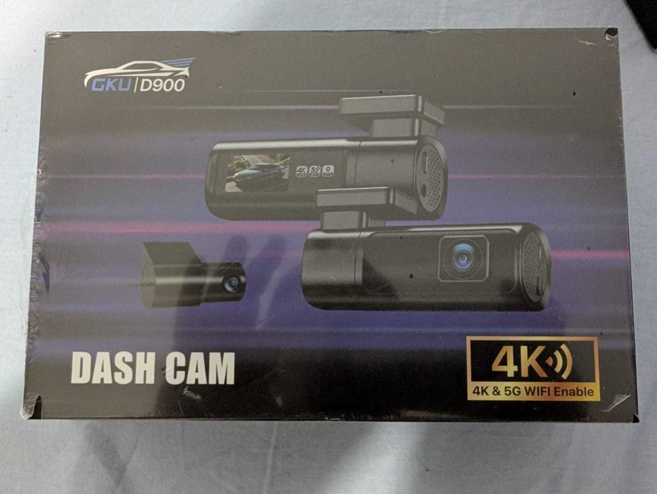 Camera auto de bord  GKU D900 4K+2.5K față și spate