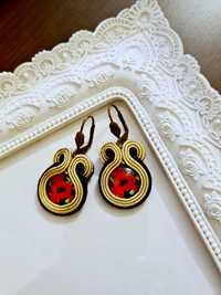 Cercei handmade soutache