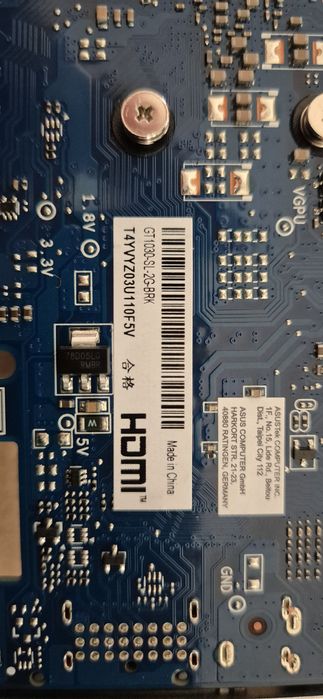 нова ASUS GT 1030 Silent 2GB GDDR5 – тиха, пасивно охлаждане