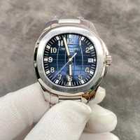 Patek Philippe Aquanaut Date Steel Bracelet blue dial