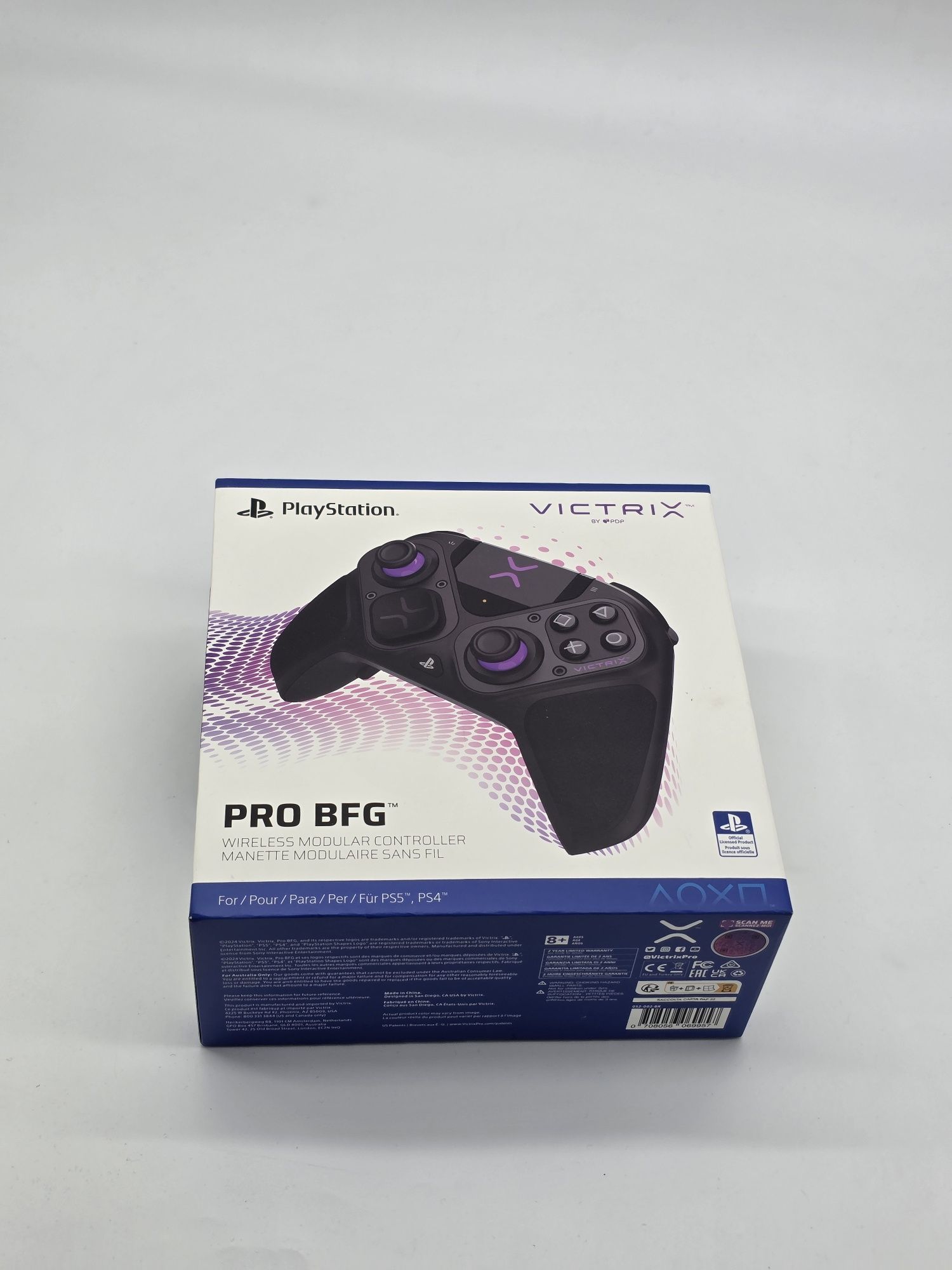 Controller fara fir PDP Victrix Pro BFG, PlayStation 5, 3D audio, Prog