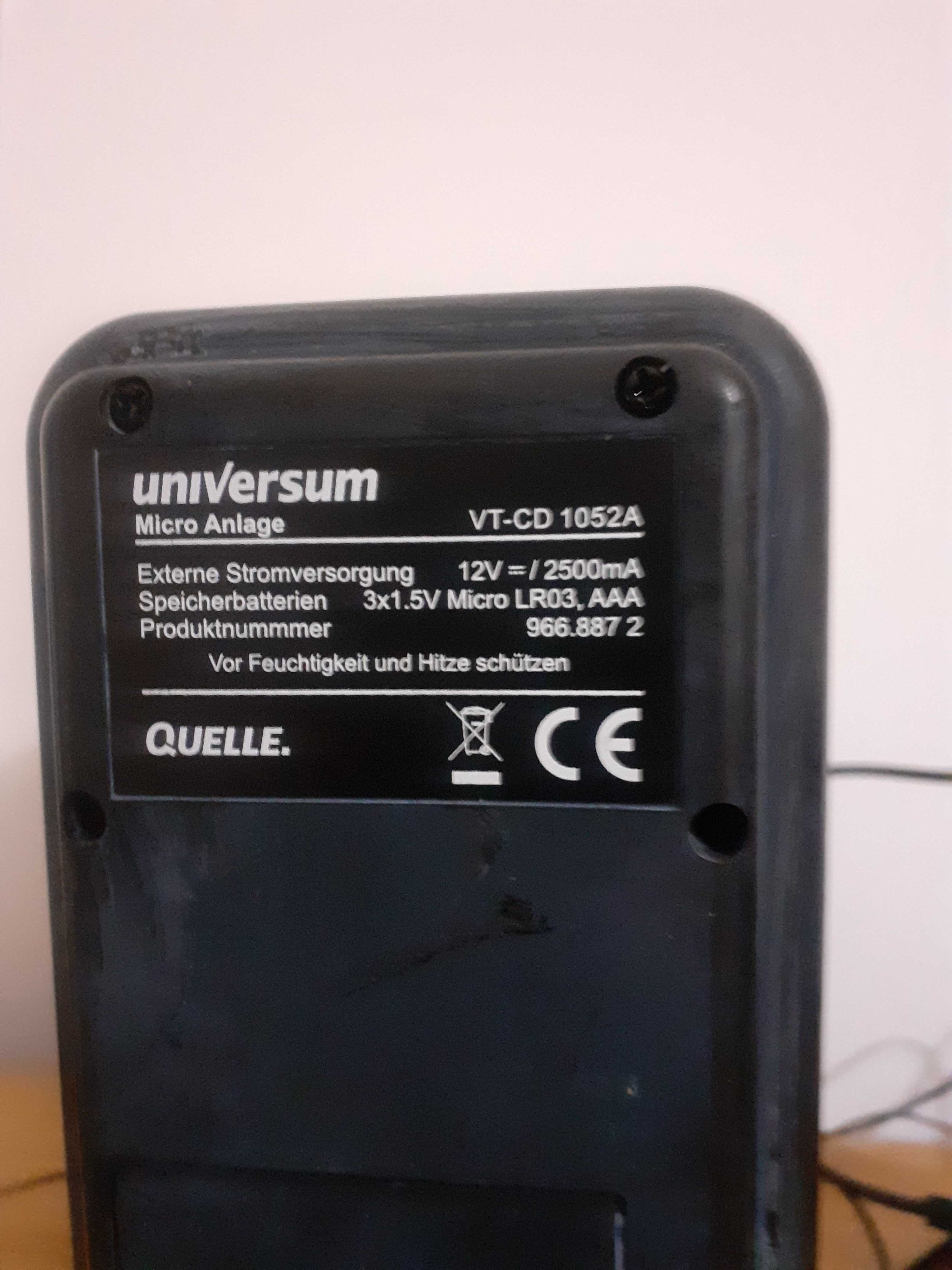 Universum vertical micro audio system