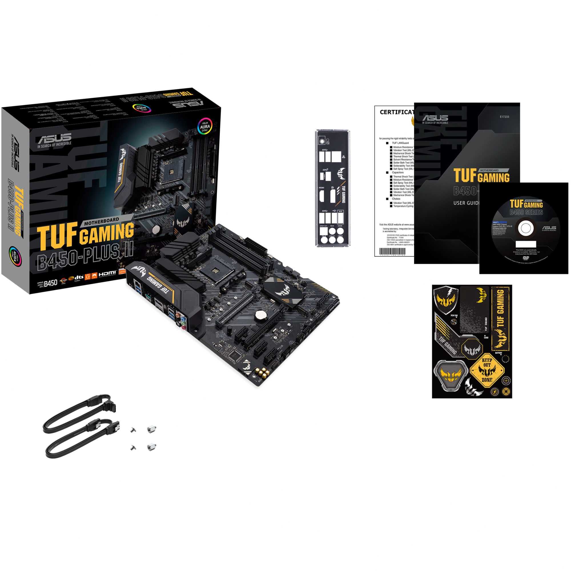 Placa de baza Asus TUF Gaming B450-PLUS II AMD socket AM4 Noua