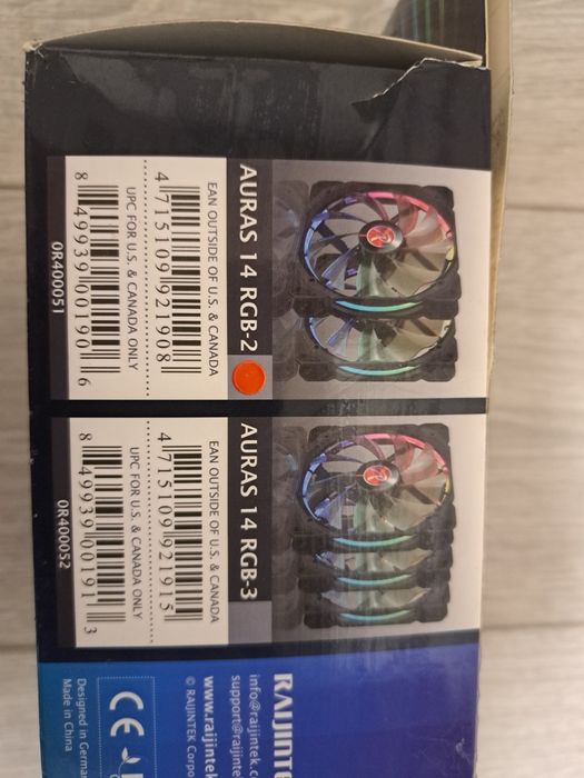 Vand ventilatoare Auras 14 rgb Raijintek