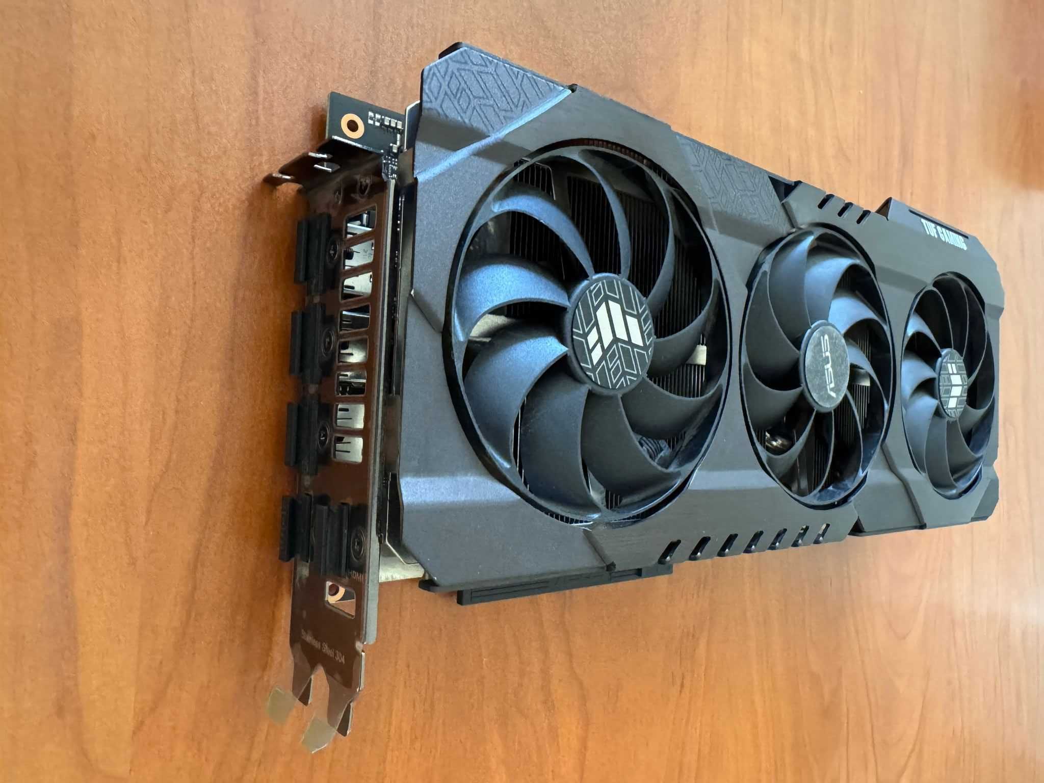 ASUS TUF RTX 3070 Ti Gaming OC –8GB, Кутия, Фактура, Кратко използване