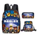 Set scolar ghiozdan rucsac copii Roblox