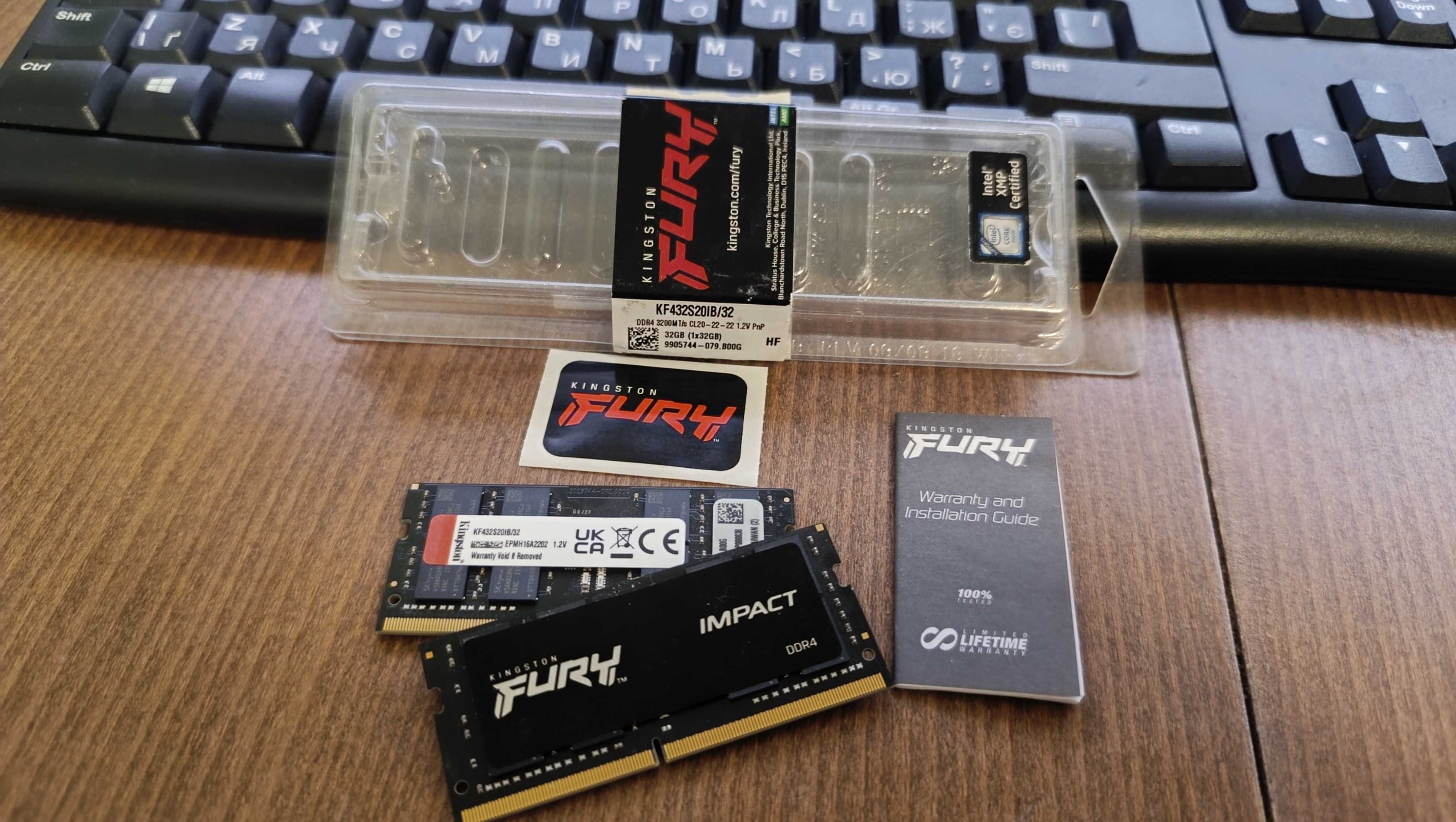 Kingston FURY Impact 64GB DDR4 3200MHz KF432S20IB/32