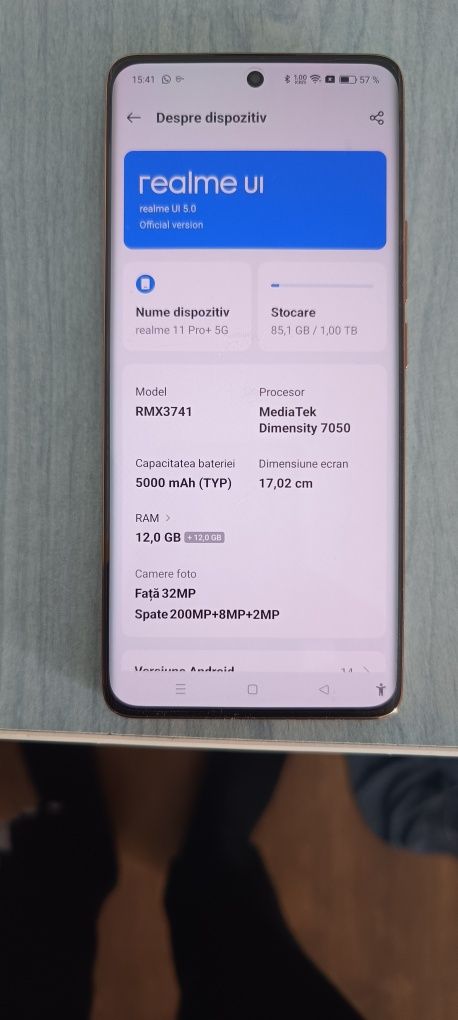 Realme 11 PRO+ 5G 1TB, 12GB Nou