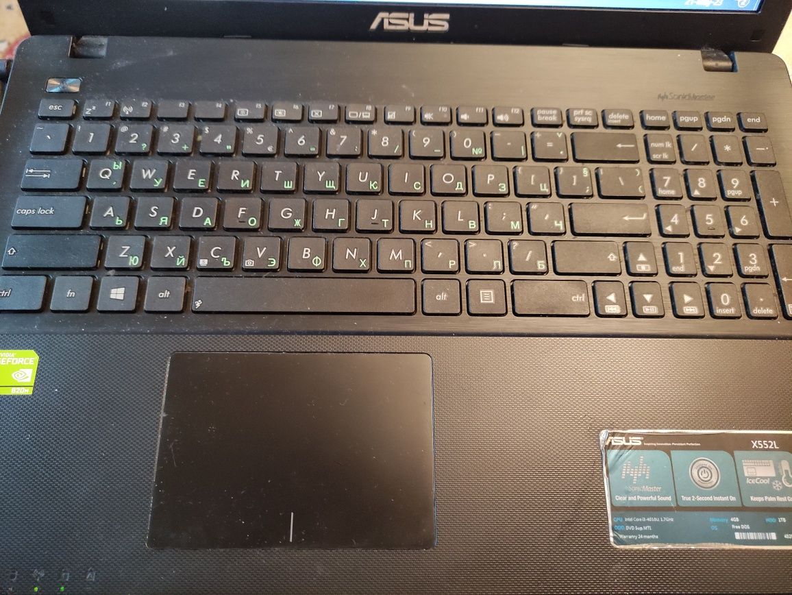 ACER x552l i3, 4 RAM, 256 SSD, много запазен