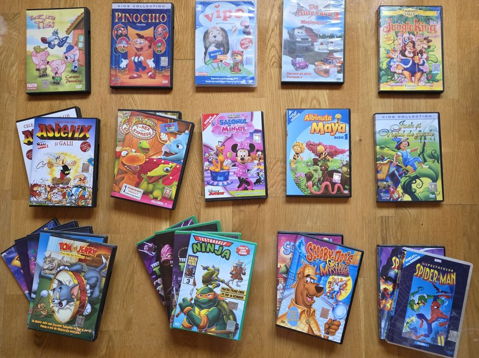 Colecție filme / desene animate pe DVD / CD