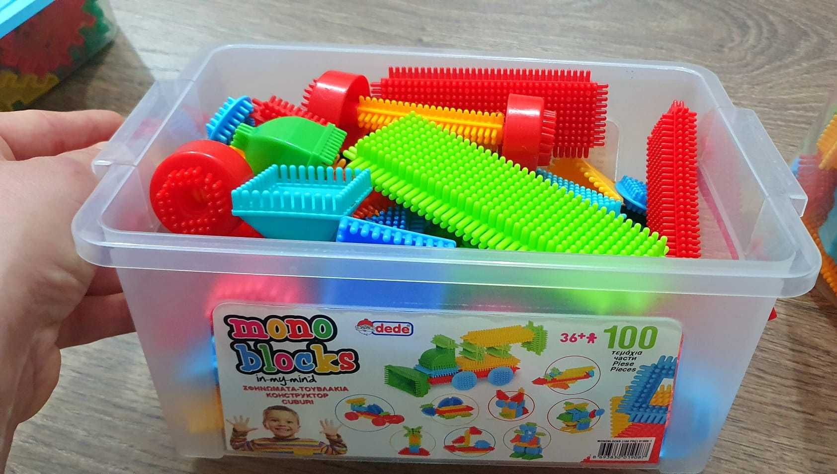 Set cuburi de construit mono blocks - Bristle Blocks