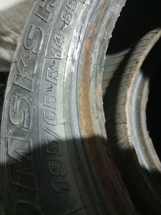 Комплект зимних шин б/у r14